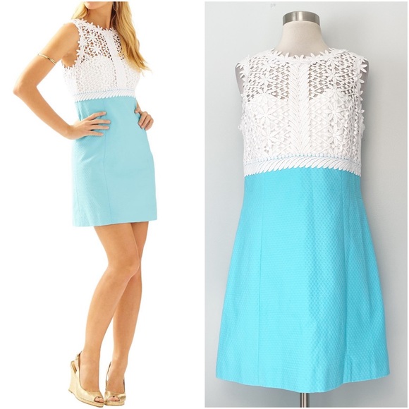 Lilly Pulitzer Dresses & Skirts - NWT Lilly Pulitzer Breakers Lace Shift Dress: 8